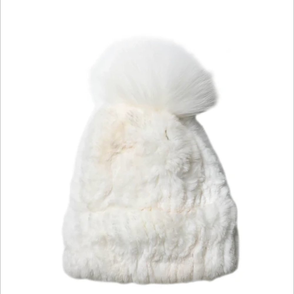 White Fur Hat